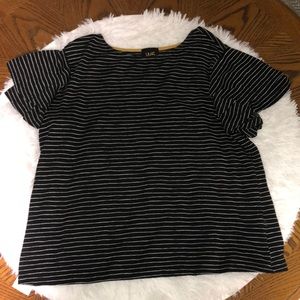 Anthropologie W5 black and whit top